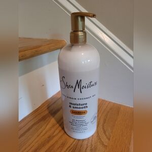 NEW Shea Moisture 100% Virgin Coconut Oil Moisture Smooth Shampoo Only 34 Fl Oz